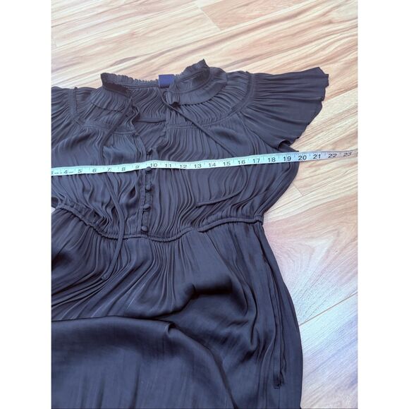 Gap Ruffle-Neck Midi Dress size medium - Picture 8 of 9